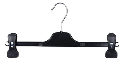 Black Plastic Clip Hanger 30cm
