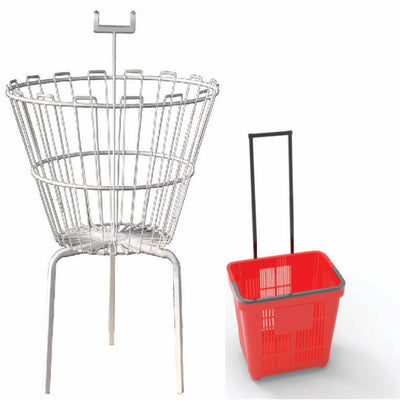 Sale Bins & Shopping Baskets
