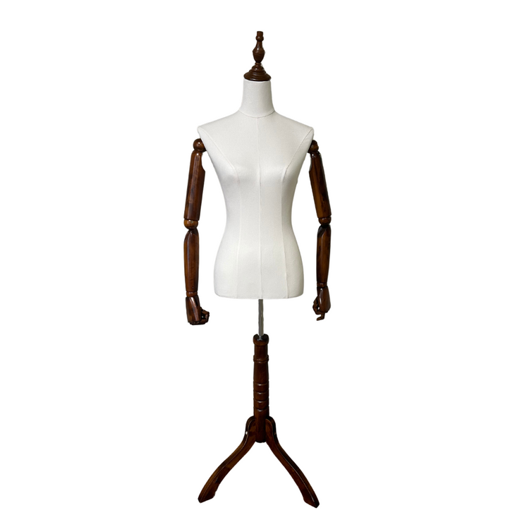 Cream Linen Female Mannequin