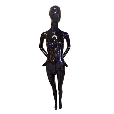 Black Gloss Female Mannequin Hands Behind Back
