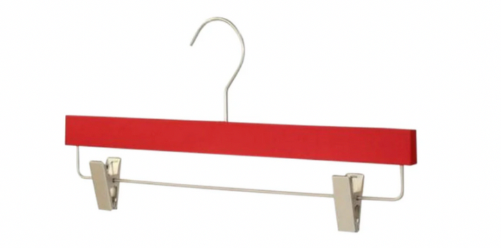 Silk Touch Red Clip Hanger