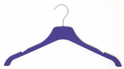 Purple Silk Touch Tops Hanger