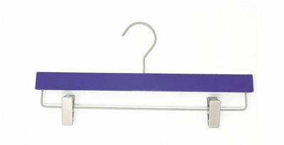 Silk Touch Purple Clip Hanger