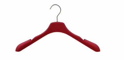 Silk Touch Red Jacket Hanger