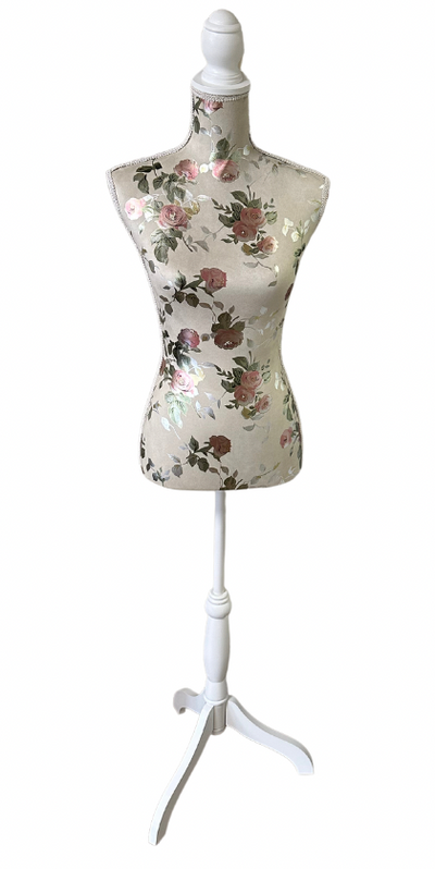 Green Floral Tailors Dummy