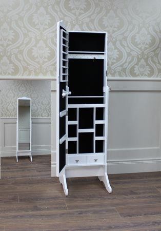 Jewellery Display Cabinet With Mirror