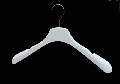 Silk Touch White Jacket Hanger