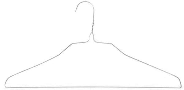 White Wire Shirt Hangers