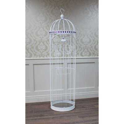 Bird Cage Style Display Stand With Bust