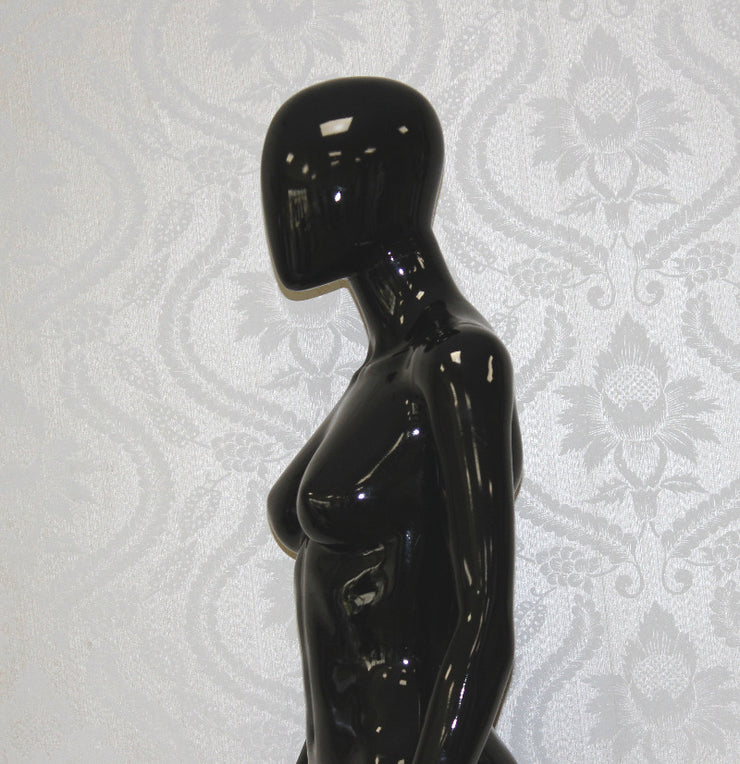 Black Gloss Female Mannequin Hands By Side Ref: M1B