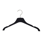 Black Flocked Tops Hangers