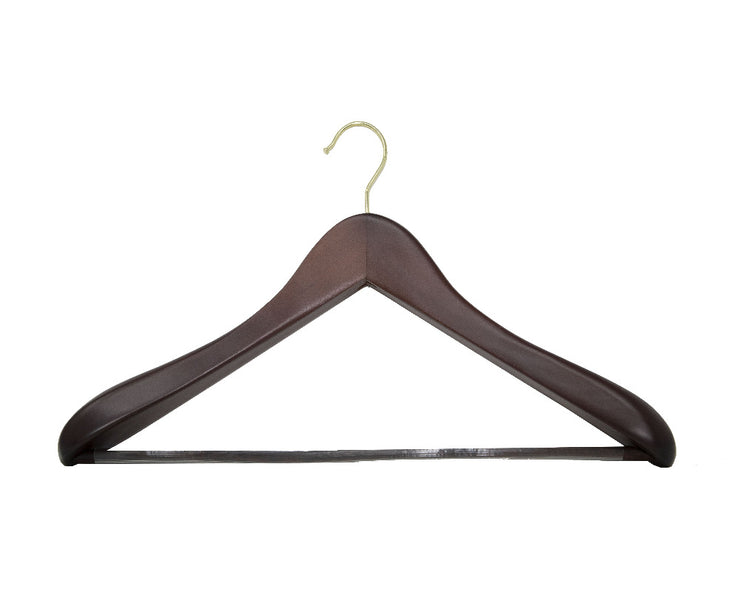 Mahogany Suit Hanger 45cm
