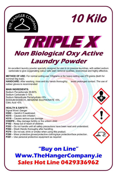 Triple X - Extra Strong Detergent - 10kg
