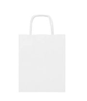 White Paper bags 100gsm  320mm + 120mm x 400mm- 200 per pack